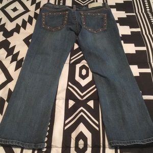 Capri bling jeans